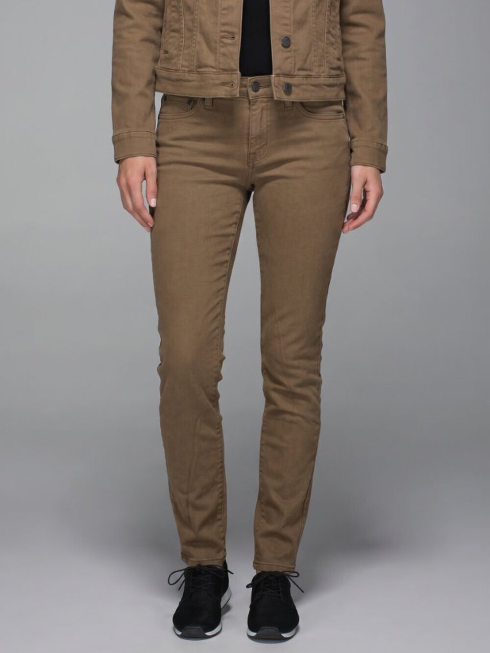 Womens Lucky Brand Tan Denim Pants
